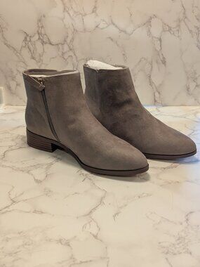 J. Crew Factory Sueded Ankle Boots
